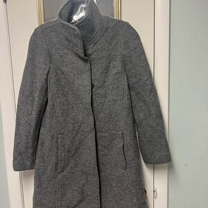 Vintage LL Bean Bellandi Coat Women’s XS PETITE Gray Italian Wool Jacket